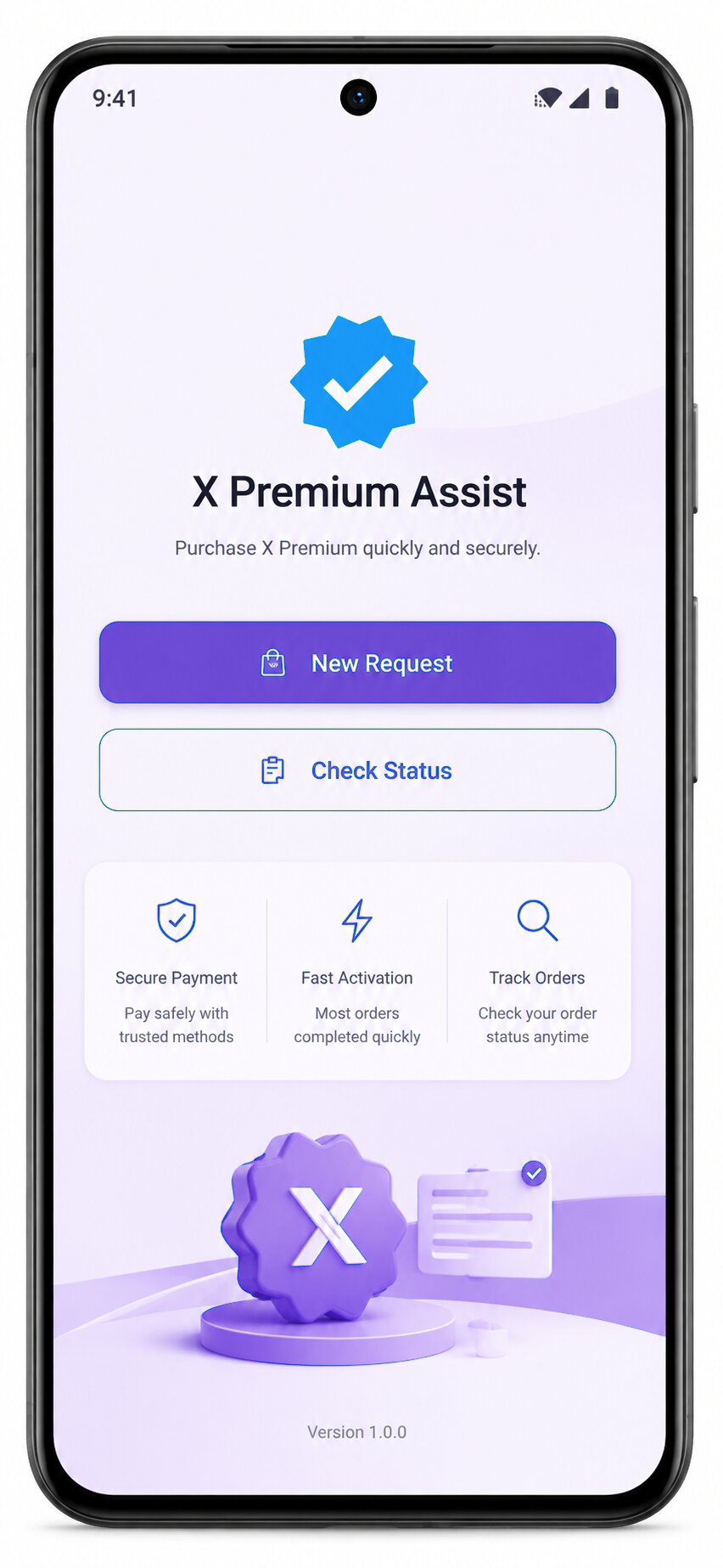 X Premium Assist app preview